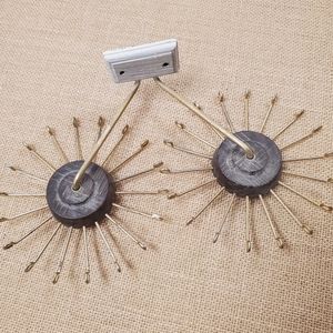 Vintage Swank Wall Mount Rotating Tie Rack Holds 36 Ties